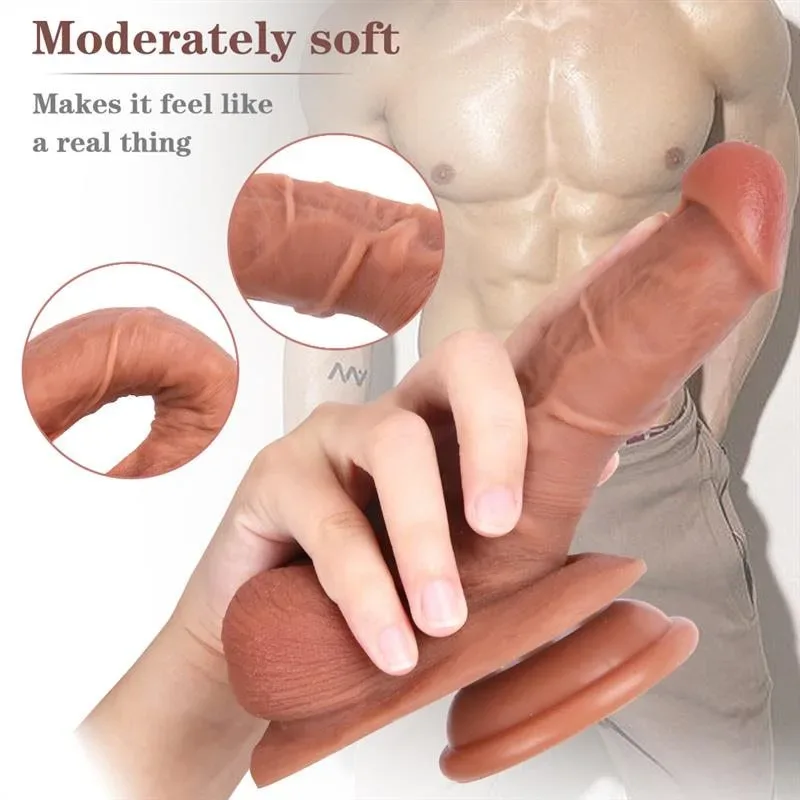 8 IN Ultra Realistic Silicone Dildo Strap-On Harness Set 3 8 IN Ultra Realistic Silicone Dildo Strap-On Harness Set 3